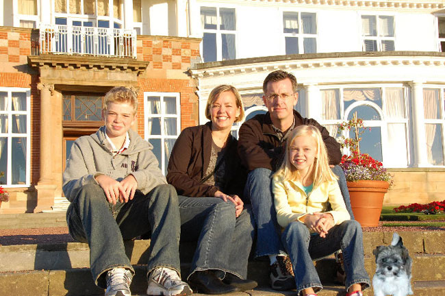 James Family, Austin, Heidi, Sophie and Jamie